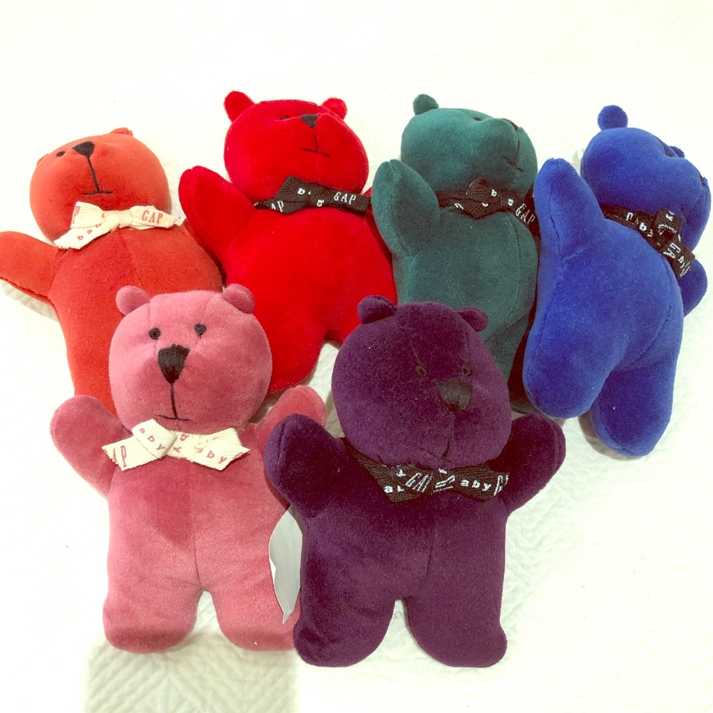 NWT gapkids stuffed bears 6 qty